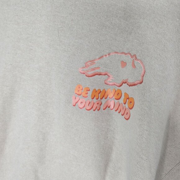 Hanes EcoSmart "Be Kind to Your Mind" Unisex Sweatshirt L - Picture 3 of 7